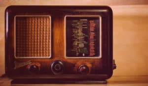 vieille radio vintage