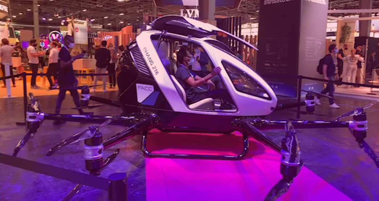 Photo Drone Taxi Volant à Vivatech 2021