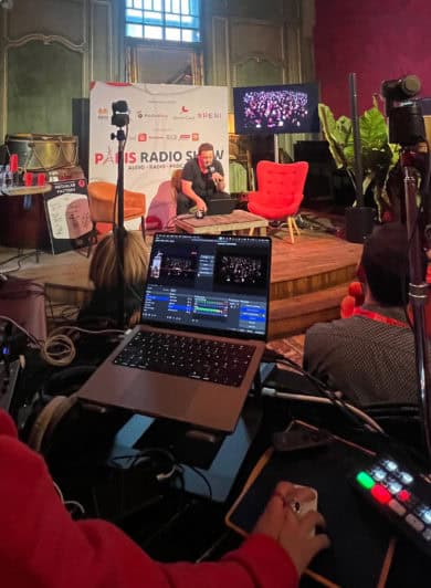 Photo Captation evenementtiel streaming Paris Radio Show