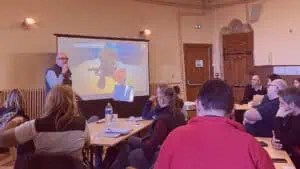 Conference vulgarisation IA en entreprise. montée en compétences des collaborateurs.