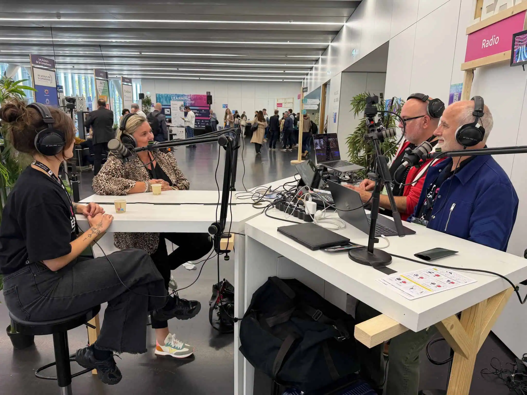 Carine, Yannig, Sébastien et Thaïs en direct de la radio du learning show 2025