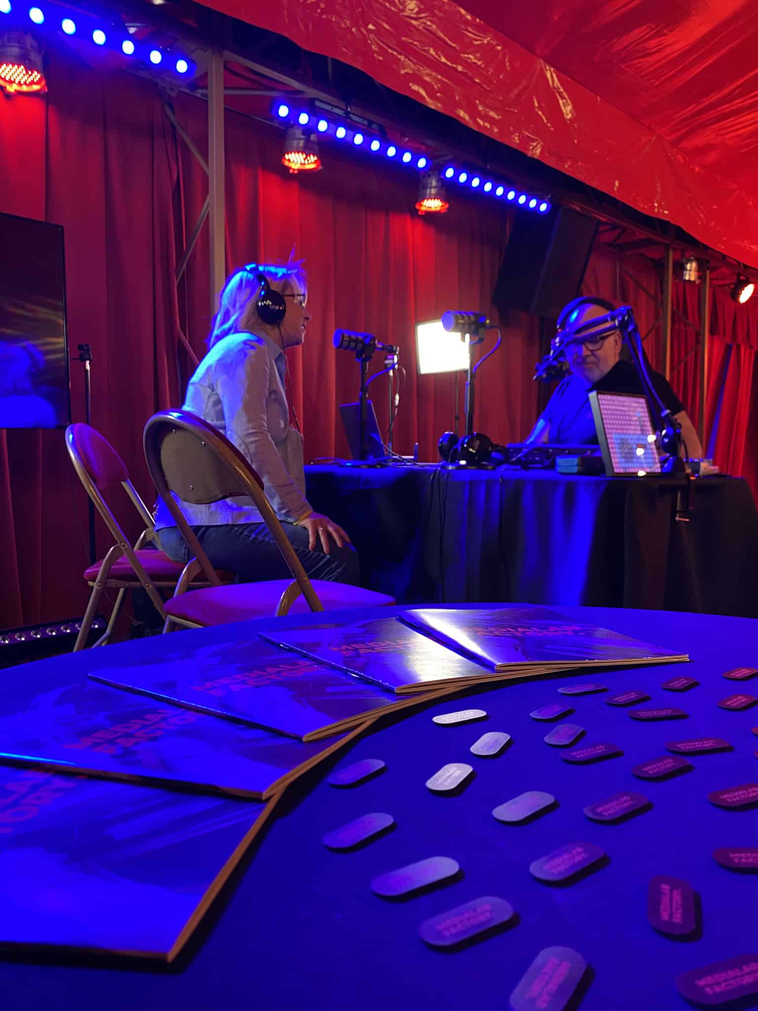 Sébastien Meunier de Medialab Factory en direct de la radio du Tonic Circus